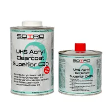 Лак акриловий Sotro Acryl Clearcoat Superior C30 UHS 2+1
