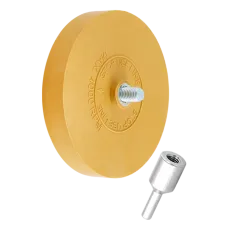 Диск із адаптером для зняття слідів клею INDASA ERASER WHEELS