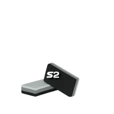 Колодка пінкова для ручного шліфування Sotro прямокутна м'яка з 1 та 2 сторонами